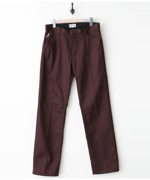 ROTAR(ローター)の「Note Embroidery Work Pants / ワークパンツ(チノパンツ・メンズ・ブラウン/ネイビー/ブラック/カーキ・LARGE/MEDIUM)」の6枚目の写真