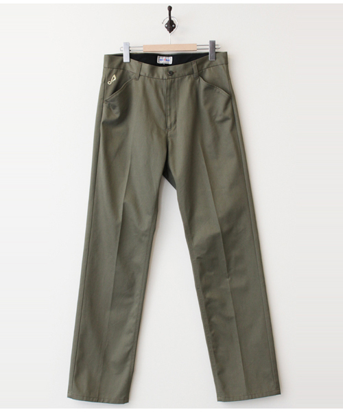 ROTAR(ローター)の「Note Embroidery Work Pants / ワークパンツ(チノパンツ・メンズ・ブラウン/ネイビー/ブラック/カーキ・LARGE/MEDIUM)」の7枚目の写真