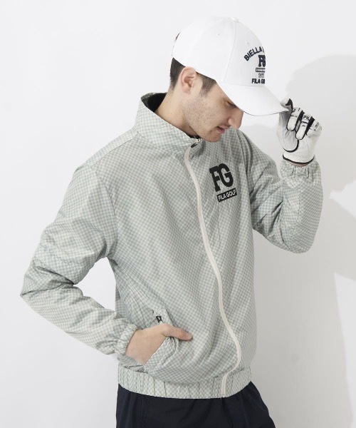 FILA GOLF:フィラゴルフ】FILA GOLF メンズ 裏起毛ブルゾン 袖脱着｜撥