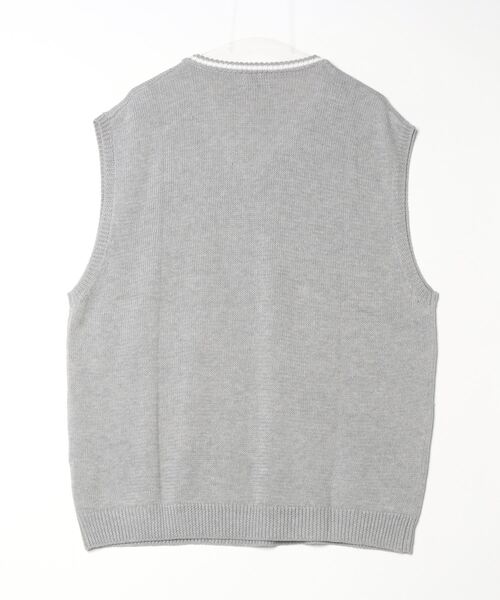 ★送料・関税込★UNALLOYED★STRIPE KNIT VEST★ベスト★ セール】V-NECK KNIT VEST（ベスト）｜Subciety（サブサエティ