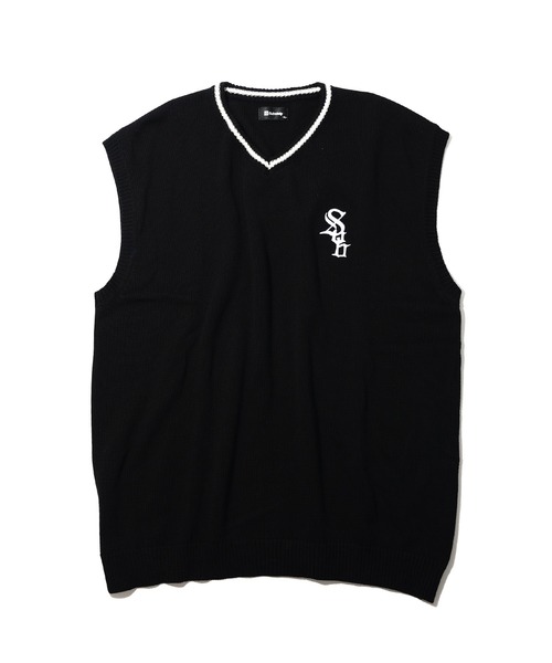 NKNIT mini V-neck vest ベスト mini V-neck KNIT vest | NKNIT
