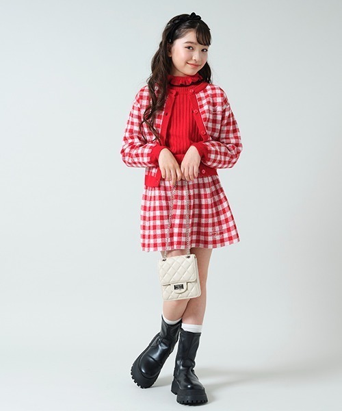 by LOVEiT(バイラビット)の「ニットスカート(スカート・キッズ・レッド/レッド系その他/ブラック・160cm/130cm/140cm/120cm/150cm)」の14枚目の写真