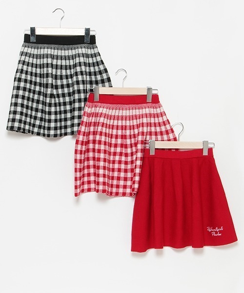 by LOVEiT(バイラビット)の「ニットスカート(スカート・キッズ・レッド/レッド系その他/ブラック・160cm/130cm/140cm/120cm/150cm)」の12枚目の写真