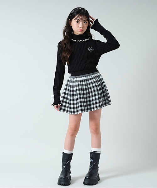 by LOVEiT(バイラビット)の「ニットスカート(スカート・キッズ・レッド/レッド系その他/ブラック・160cm/130cm/140cm/120cm/150cm)」の18枚目の写真