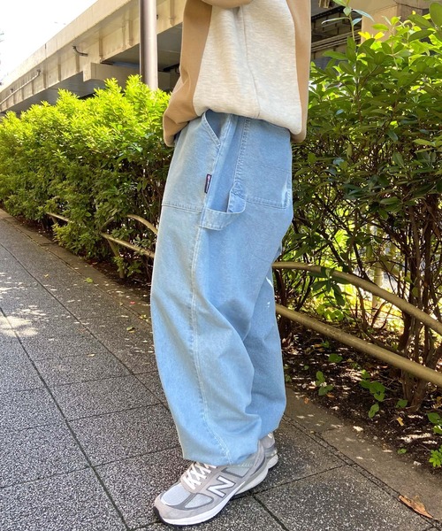 DC(ディーシー)の「DC/ディーシー ペインターパンツ デニム ストレッチ セットアップ対応 DPT241006(デニムパンツ・メンズ・ライトブルー/レオパード/スミクロ・L/M/XL)」の5枚目の写真