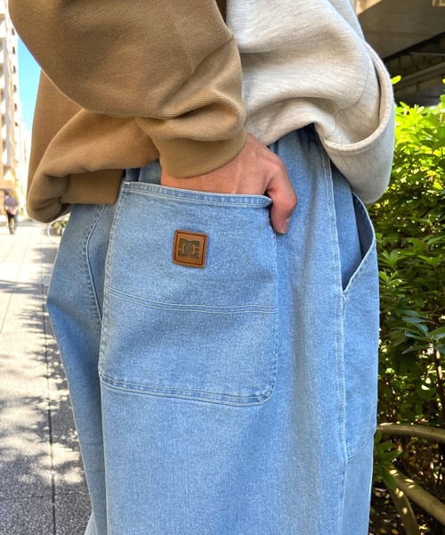 DC(ディーシー)の「DC/ディーシー ペインターパンツ デニム ストレッチ セットアップ対応 DPT241006(デニムパンツ・メンズ・ライトブルー/レオパード/スミクロ・L/M/XL)」の9枚目の写真