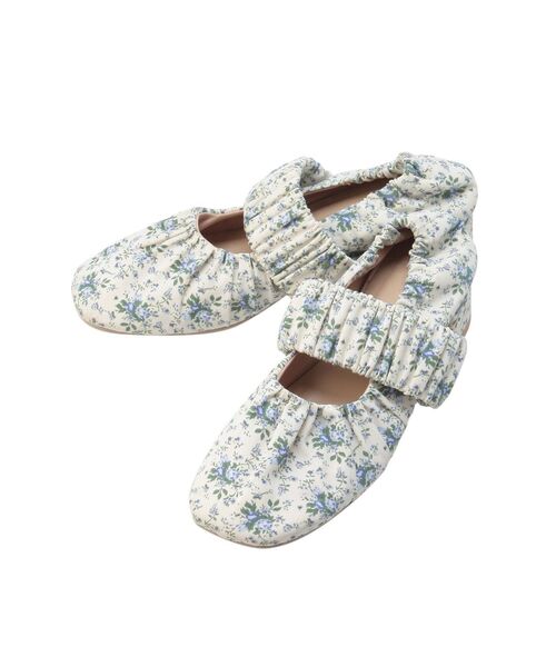 merry jenny（メリージェニー）の「ギャザーバンドシューズ（パンプス・レディース・ピンク/オフホワイト・MEDIUM/LARGE）」の22枚目の写真