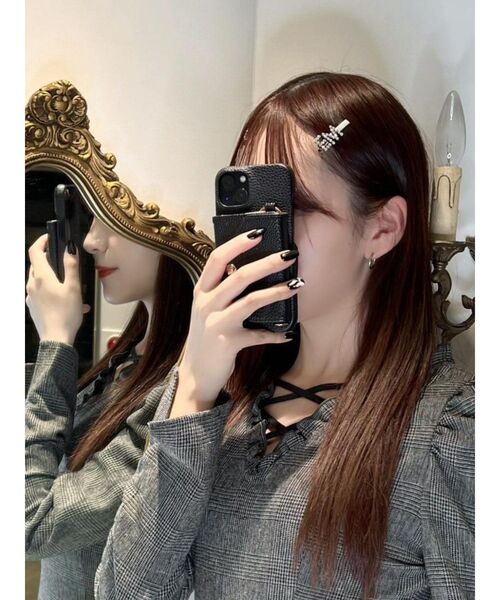 EATME（イートミー）の「ストーンヘアクリップset（バレッタ/ヘアクリップ・レディース・シルバー・FREE）」の7枚目の写真