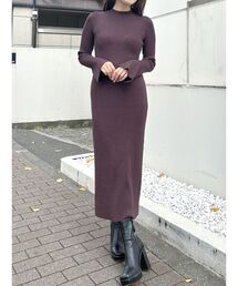 MERCURYDUO | 2WAYカットアウトタイトリブニットワンピース(ワンピース)