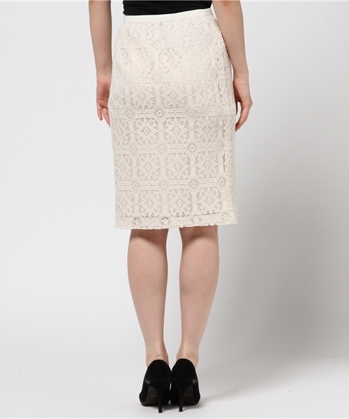 ROSE BUD（ローズバッド）の「LSK-15204（スカート・レディース・アイボリー/ネイビー・ONE SIZE）」の10枚目の写真