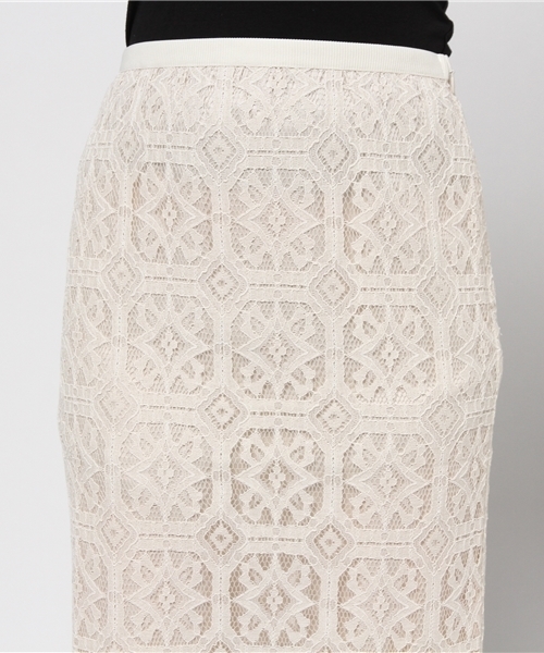 ROSE BUD（ローズバッド）の「LSK-15204（スカート・レディース・アイボリー/ネイビー・ONE SIZE）」の9枚目の写真