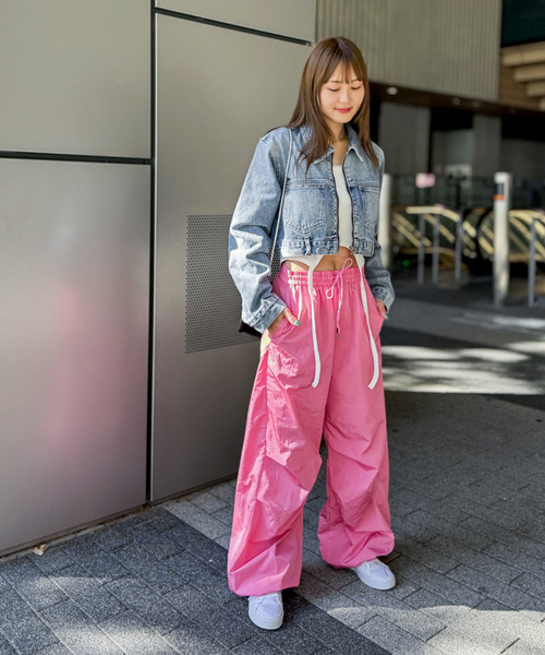 ジップショート デニムジャケット（デニムジャケット）｜JOINT