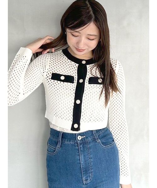 MERCURYDUO（マーキュリーデュオ）の「ハイウエストブーツカットデニム（デニムパンツ・レディース・ブルー/インディゴブルー・SMALL/MEDIUM）」の7枚目の写真