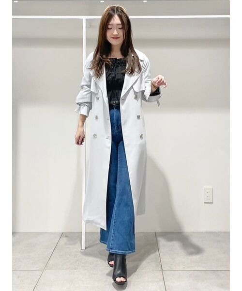 MERCURYDUO（マーキュリーデュオ）の「ハイウエストブーツカットデニム（デニムパンツ・レディース・ブルー/インディゴブルー・SMALL/MEDIUM）」の13枚目の写真