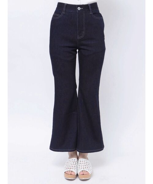 MERCURYDUO（マーキュリーデュオ）の「ハイウエストブーツカットデニム（デニムパンツ・レディース・ブルー/インディゴブルー・SMALL/MEDIUM）」の17枚目の写真