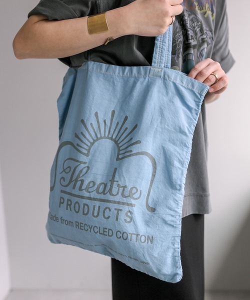 THEATRE PRODUCTS（シアタープロダクツ）の「【THEATRE PRODUCTS】リサイクルコットンガーメントダイトートバッグ（トートバッグ・レディース・ライトグレー/ブルー/ライトグリーン/ピンク/ライトベージュ・FREE）」の17枚目の写真