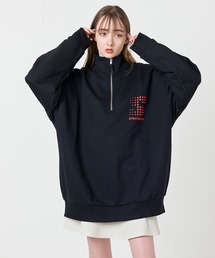 STRAY SHEEP（ストレイシープ）の「【STRAY SHEEP/ストレイシープ】Sロゴ・ハーフジップスウェット/トレーナー（スウェット）」