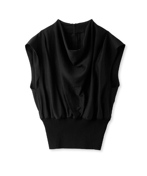 FRAY I.D(フレイアイディー)の「ドレープノットウエストリブプルオーバー(ニット/セーター・レディース・ピンク/ベージュ/ブラック・FREE)」の17枚目の写真