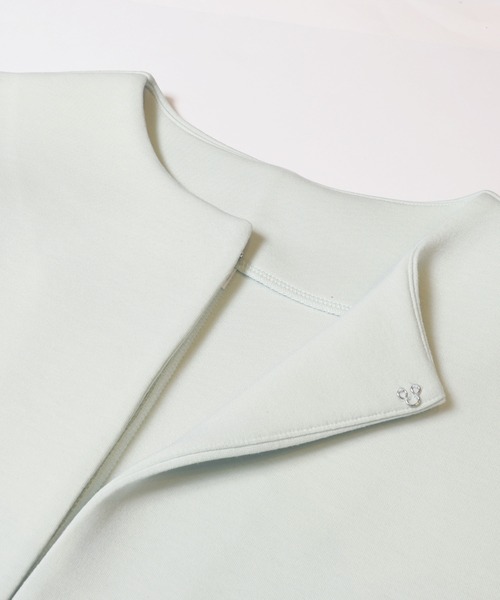 coca(coca)(コカ)の「\お気に入り7000越え!!再入荷/ バウンススウェットノーカラーコート| セレモニー オフィス ママスーツ フォーマルウェア スーツ 卒業式(ノーカラーコート・レディース・ブラック/グレイッシュベージュ/アイボリー/ライトグリーン・M/L/S)」の18枚目の写真