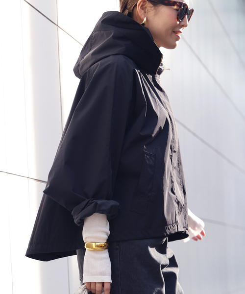 Deuxieme Classe(ドゥーズィエムクラス)の「【LIBERADD/リベラド】 HOODIE ブルゾン(ナイロンジャケット・レディース・ブラック/キャメル・FREE)」の19枚目の写真