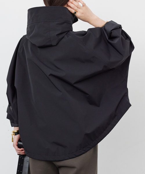 Deuxieme Classe(ドゥーズィエムクラス)の「【LIBERADD/リベラド】 HOODIE ブルゾン(ナイロンジャケット・レディース・ブラック/キャメル・FREE)」の13枚目の写真