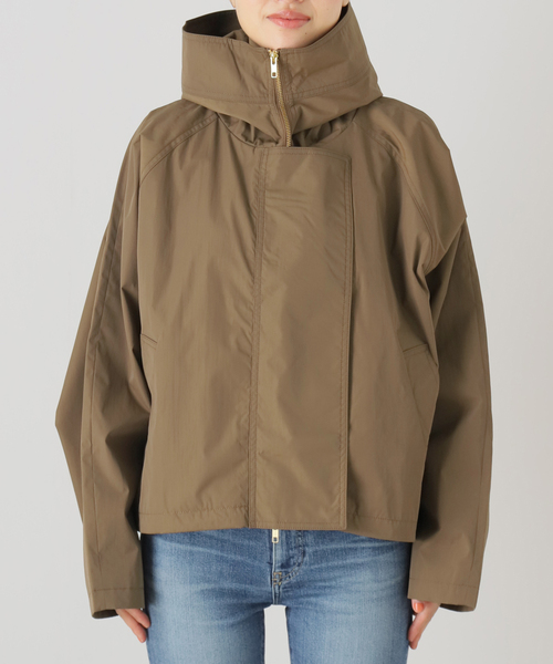 Deuxieme Classe(ドゥーズィエムクラス)の「【LIBERADD/リベラド】 HOODIE ブルゾン(ナイロンジャケット・レディース・ブラック/キャメル・FREE)」の21枚目の写真