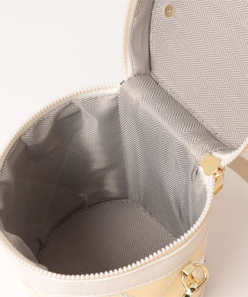 clear（クリア）の「配色バケツバッグ≪2024SS≫（ハンドバッグ・レディース・オフホワイト/ブラック・F）」の5枚目の写真