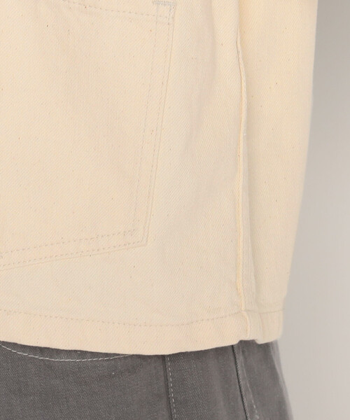 DANTON(ダントン)の「WOMEN'S KATSURAGI COLLARLESS SHORT JACKET(ノーカラージャケット・レディース・アイボリー・38/34/36)」の16枚目の写真