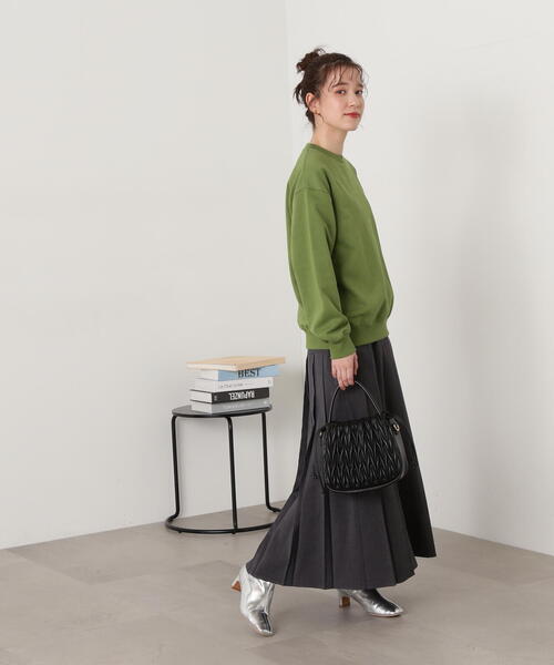 N.（N. Natural Beauty Basic）（エヌエヌナチュラルビューティーベーシック）の「◆【S Size Line】ロングプリーツスカート（スカート・レディース・ベージュ/グレー・SMALL/MEDIUM）」の7枚目の写真