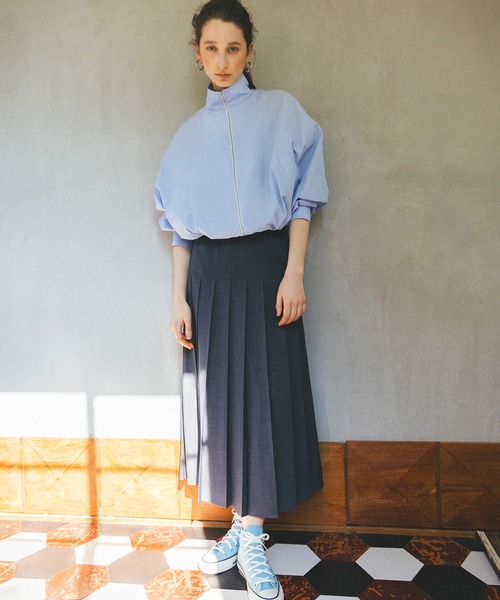 N.（N. Natural Beauty Basic）（エヌエヌナチュラルビューティーベーシック）の「◆【S Size Line】ロングプリーツスカート（スカート・レディース・ベージュ/グレー・SMALL/MEDIUM）」の2枚目の写真