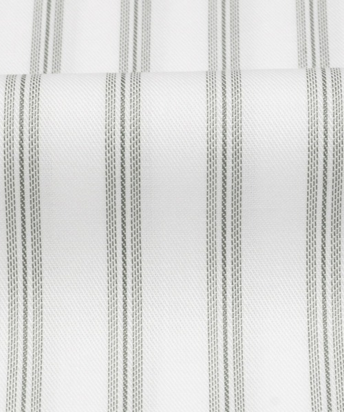 TOKYO SHIRTS（トウキョウシャツ）の「LENZING(TM)ECOVERO(TM)  形態安定ノーアイロン ワイド 長袖ビジネスワイシャツ（ビジネスシャツ・レディース・ライトグリーン・S/M/L/LL/XL）」の2枚目の写真