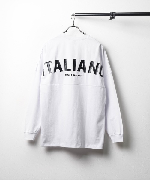 B.I.D.（ビーアイディー）の「《ミドルウェイト ドルマンロングスリーブＴシャツ（Tシャツ/カットソー・メンズ・ブラック/サンドベージュ/ホワイト・MEDIUM/LARGE）」の3枚目の写真