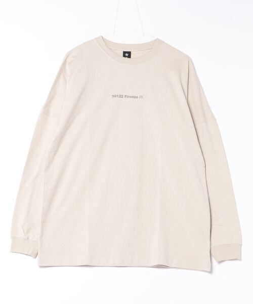 B.I.D.（ビーアイディー）の「《ミドルウェイト ドルマンロングスリーブＴシャツ（Tシャツ/カットソー・メンズ・ブラック/サンドベージュ/ホワイト・MEDIUM/LARGE）」の8枚目の写真