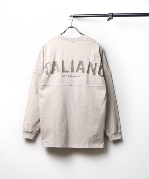 B.I.D.(ビーアイディー)の「《ミドルウェイト ドルマンロングスリーブTシャツ(Tシャツ/カットソー・メンズ・ブラック/サンドベージュ/ホワイト・MEDIUM/LARGE)」の5枚目の写真