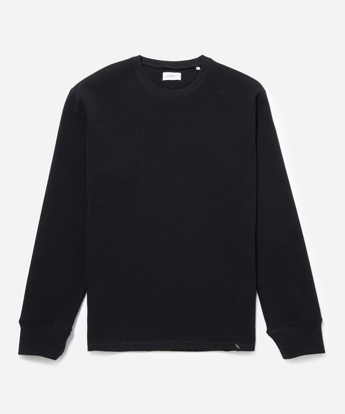 Saturdays NYC(サタデーズ ニューヨークシティ )の「Performance Waffle Ls(Tシャツ/カットソー・メンズ・ブラック/ダークグリーン・M/S/XL/L)」の1枚目の写真