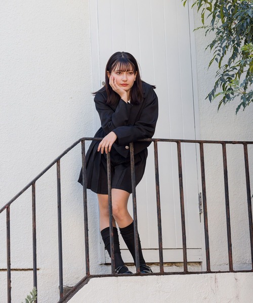 GLOBAL WORK(グローバルワーク)の「大人見えSETUP/AND YUA ANY/993240(セットアップ・キッズ・チェック/ブラック・160cm/150cm)」の3枚目の写真