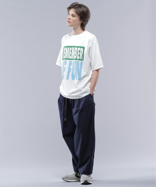 MANASTASH（マナスタッシュ）の「MANASTASH/マナスタッシュ/RE:POLY TEE RBF/リポリTシャツ（Tシャツ/カットソー・メンズ・オレンジ/ホワイト/ブラック・XL/L/M/S）」の4枚目の写真