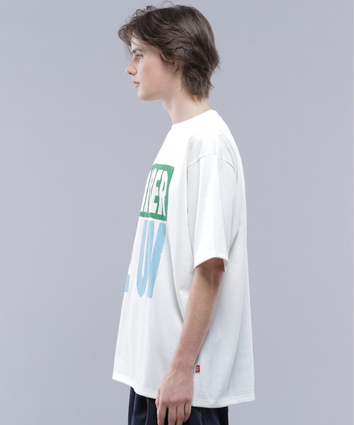 MANASTASH（マナスタッシュ）の「MANASTASH/マナスタッシュ/RE:POLY TEE RBF/リポリTシャツ（Tシャツ/カットソー・メンズ・オレンジ/ホワイト/ブラック・XL/L/M/S）」の5枚目の写真