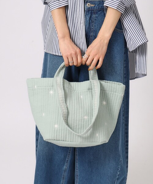 SHOO・LA・RUE(シューラルー)の「◆ヌビトート(トートバッグ・レディース・グリーン系/サンドベージュ/ブルー系その他・00)」の8枚目の写真