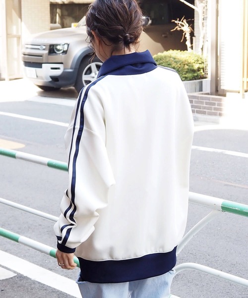 tiptop（ティップトップ）の「【Gleam】ジップアップブルゾン（ブルゾン・レディース・ブラック・FREE）」の2枚目の写真