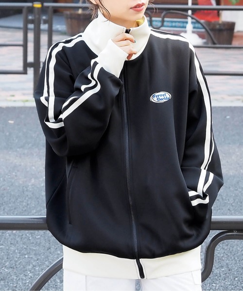 tiptop（ティップトップ）の「【Gleam】ジップアップブルゾン（ブルゾン・レディース・ブラック・FREE）」の4枚目の写真