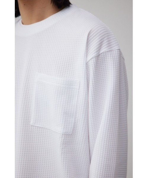 AZUL by moussy(アズールバイマウジー)の「レイヤードロングTシャツ(Tシャツ/カットソー・メンズ・ライトブルー/ブラック/ホワイト・FREE)」の11枚目の写真