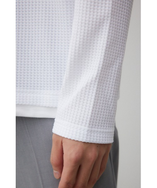 AZUL by moussy(アズールバイマウジー)の「レイヤードロングTシャツ(Tシャツ/カットソー・メンズ・ライトブルー/ブラック/ホワイト・FREE)」の12枚目の写真