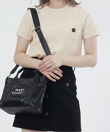 マリークワント　デイジーワンポイント半袖 プルオーバー （ホワイト マリークワント MARY QUANT デイジーワンポイント半袖 プル