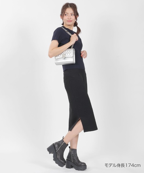 マリークワント MARY QUANT デイジーワンポイント半袖 プルオーバー （グリーン） マリークワント MARY QUANT デイジーワンポイント半袖 プル