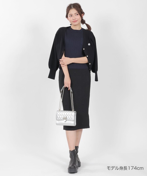 マリークワント MARY QUANT デイジーワンポイント半袖 プルオーバー （ブラック） MARY QUANT ONLINE SHOP｜マリークヮントオンラインショップ