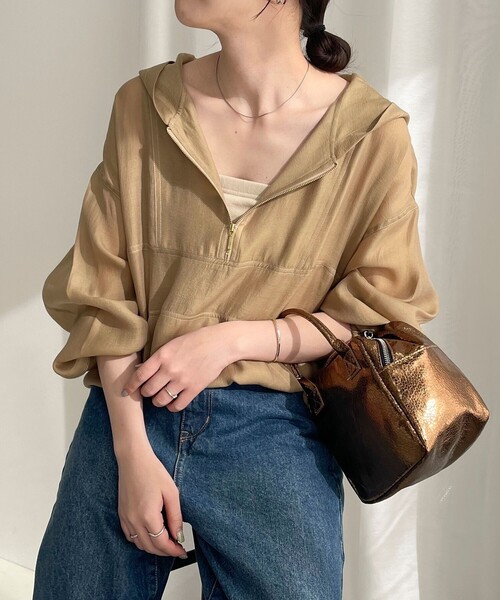 【新色登場！】シアーアノラックブルゾン