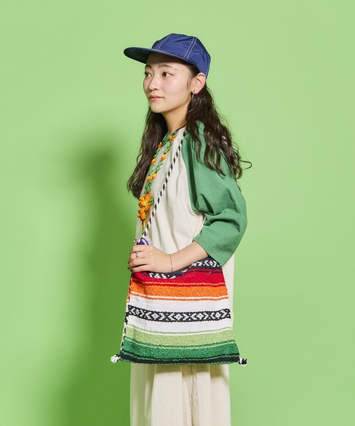 TIME WILL TELL WORKS（タイムウィルテルワークス）の「TIMEWILL TELL WORKS -  MEXICAN BLANKET BAG（ショルダーバッグ・レディース・その他4/その他1/その他2/その他3/その他5・ONE SIZE）」の5枚目の写真