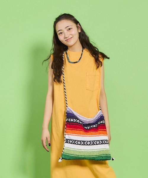 TIME WILL TELL WORKS（タイムウィルテルワークス）の「TIMEWILL TELL WORKS -  MEXICAN BLANKET BAG（ショルダーバッグ・レディース・その他4/その他1/その他2/その他3/その他5・ONE SIZE）」の13枚目の写真