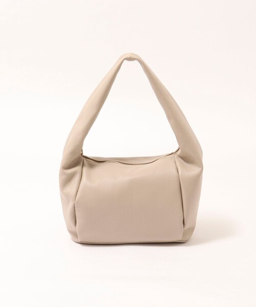 NOLLEY’S(ノーリーズ)の「【LA SCAIA /ラスカイア】◇【WEB限定】ソフトワンショルレザーバッグ(ショルダーバッグ・レディース・ブラック/グレイッシュベージュ/オフホワイト・FREE)」の3枚目の写真